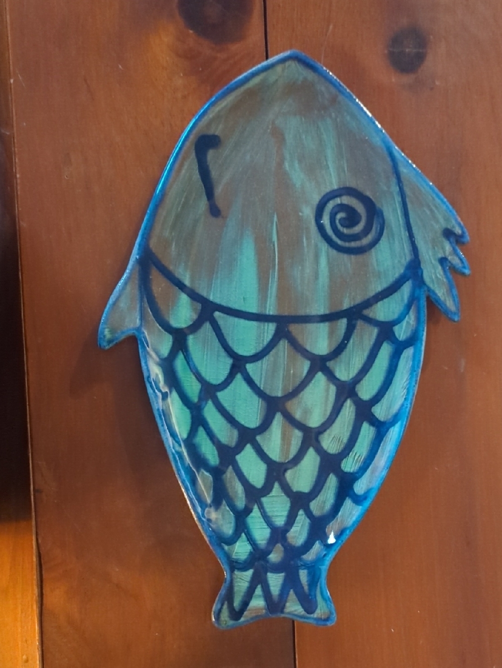 Earthworks Pottery Fish Platter